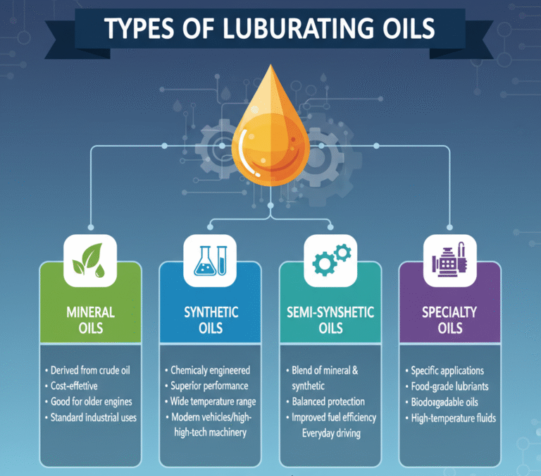 Types of Lubricating Oils | HPCL Industrial & Automotive Lubricants