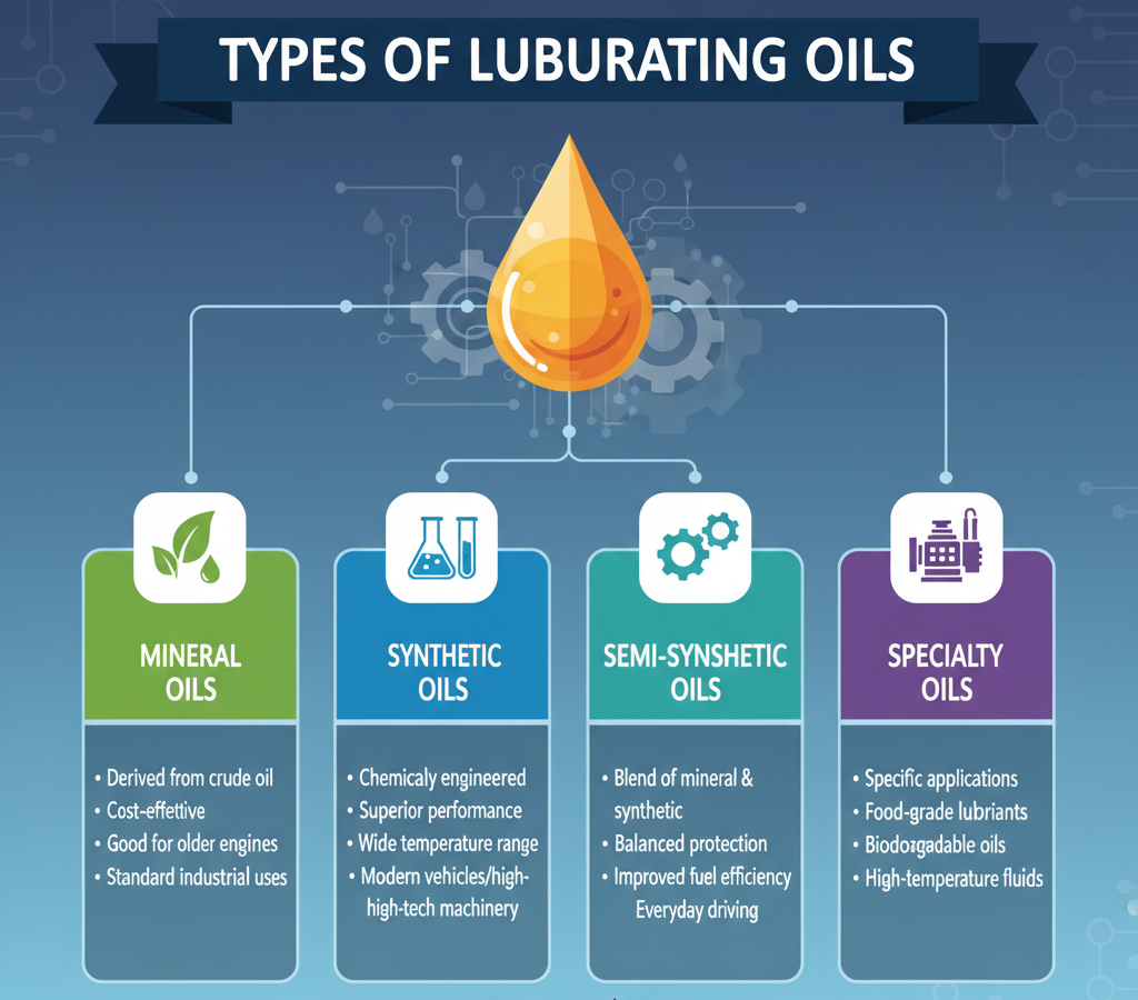 types of lubricating oils